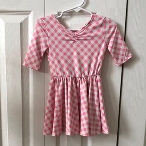 Pink Gingham Dress